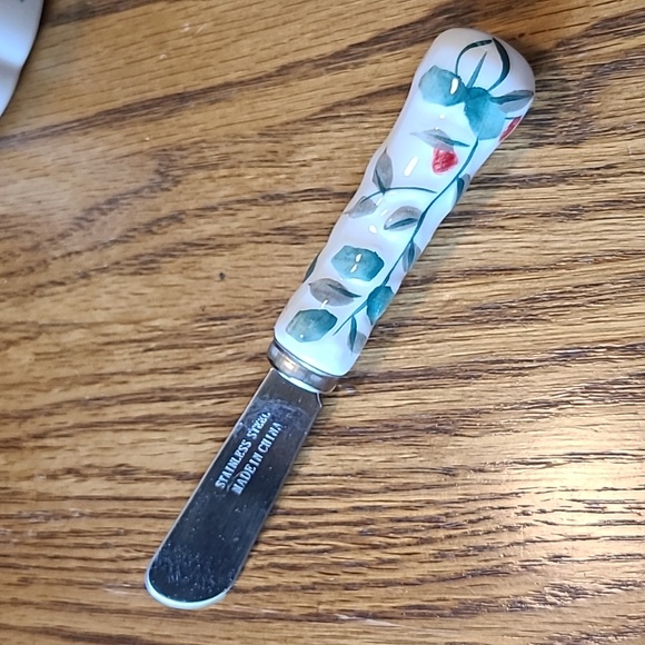 Pfaltzgraff Winterberry Dip Set with Spreader - Picture 6 of 8